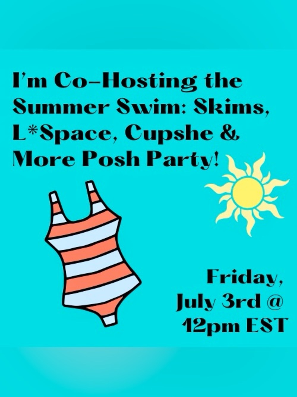 Join me Friday, July 3rd!